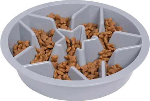 Vista 11 de Leash Boss Tazones de Alimentación Lenta para Perros - 1.5 Tazas, Cuenco de Comida para Perros Tipo Rompecabezas con Orificios de Alimentación, Se