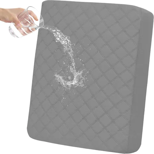 Vista 11 de Easy-Going Funda de cojín impermeable para silla, antideslizante, a prueba de fugas, acolchada y elástica, protector de muebles para perros, Beige