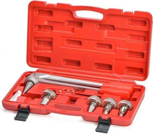 Vista 11 de iCrimp PEX - Herramienta expansora con cabezales de expansión de 1/2", 3/4", 1" para manguitos de expansión Uponor ProPex, cumple con la norma ASTM