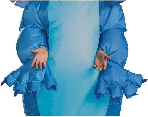 Vista 3 de Disguise Disfraz inflable para adultos Stitch, Azul Patchwork
