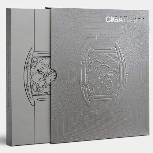 Vista 7 de CIGADesign Reloj de esqueleto automático mecánico de titanio con réplica Tonneau de reloj de pulsera casual impermeable con cristal de zafiro correa