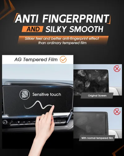 Vista 3 de Protector de pantalla para Chevrolet Silverado/GMC Sierra 2025 2026 – Vidrio templado antirreflejo mate de 13.4 pulgadas – Chevy Silverado/Sierra