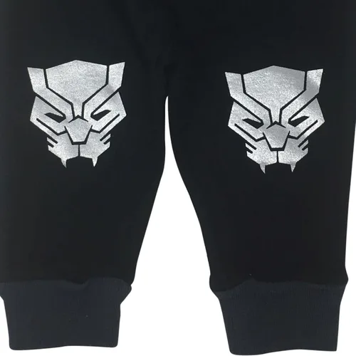 Vista 5 de Marvel Avengers Black Panther - Conjunto de traje de 3 piezas para bebé recién nacido a bebé