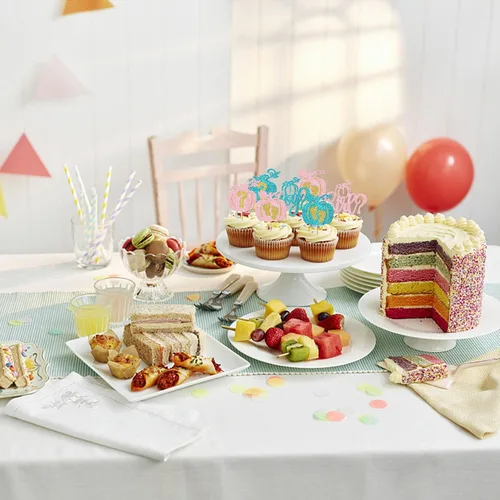 Vista 6 de Paquete de 24 adornos para cupcakes de calabaza para niños o niñas, con purpurina para revelación de género, calabaza, pies de bebé, para baby