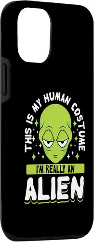 Vista 3 de Funda para disfraz de alienígena para iPhone 15