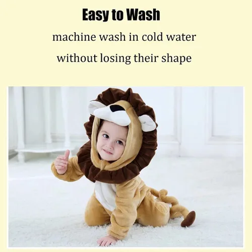 Vista 6 de Disfraces de animales para bebé unisex mameluco para Halloween
