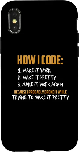 Vista 5 de iPhone 16 How To Code Funny Computer Programmer Coding Geek Novelty Case