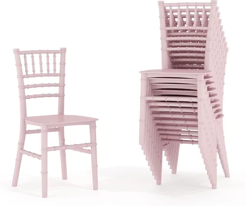 Vista 15 de Flash Furniture Silla Chiavari para Niños de Resina de Cristal Transparente para Fiestas y Eventos para Uso Comercial y Residencial
