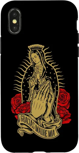 Vista 5 de Our Lady Virgen De Guadalupe Virgen Mary Gracias Madre Mía - Carcasa para iPhone 17