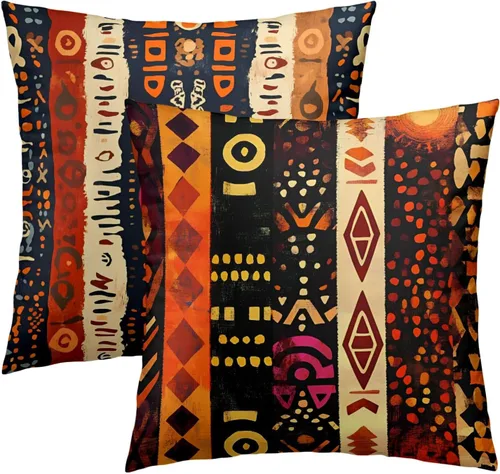 Vista 42 de Fundas de almohada marrón leopardo - 2 piezas Funda de almohada de guepardo 18x18 pulgadas Fundas de almohada de algodón con estampado de animales