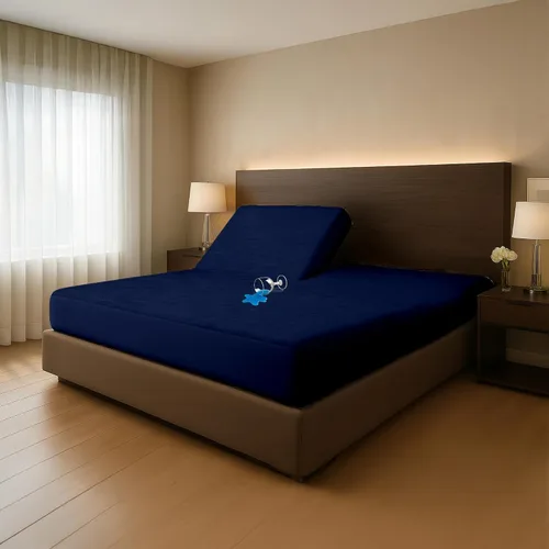 Vista 10 de SGI bedding Funda protectora de colchón impermeable con parte superior dividida tamaño Queen de 60 x 80 pulgadas, parte superior de 28 pulgadas