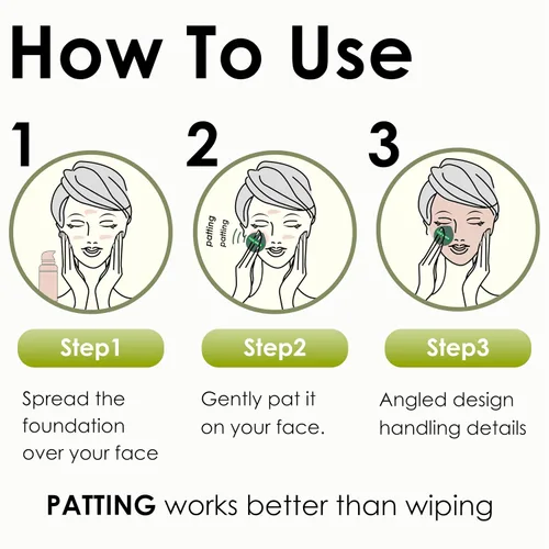 Vista 5 de 4 Paquetes de Esponjas de Maquillaje para Base, Corrector y Polvo, Esponja Mezcladora Libre de Látex para Maquillaje Natural y Fácil, Suave