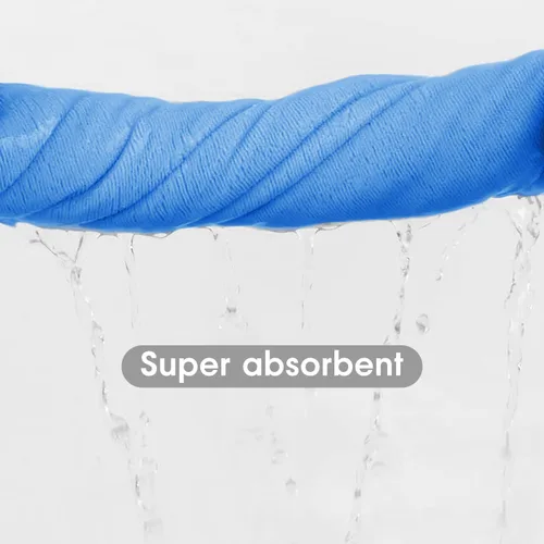 Vista 3 de JML - Toallas de baño de microfibra de gran tamaño (30 x 60 pulgadas), suaves, súper absorbentes y de secado rápido, multiusos para deportes