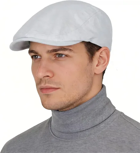 Vista 9 de Pistha Mens Newsboy Flat Caps Beret Hat Driving Beret Dress Hats