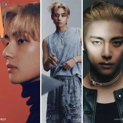Vista 2 de W Magazine Corea 2023 Volumen 9 (septiembre de 2023) V BTS (Portada B)