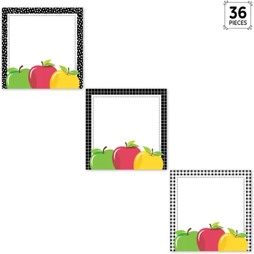 Vista 2 de Creative Teaching Press - Tarjetas de manzana, recortes de diseño de 15,24 cm, tiempo de manzana (#11054 Creative Teaching Press)