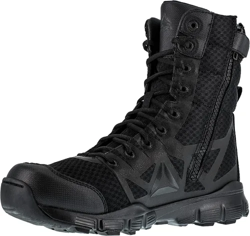 Vista 3 de Reebok Dauntless - Botas tácticas para hombre de 8 pulgadas con cremallera lateral