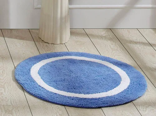 Vista 26 de Better Trends - Alfombra de baño 100% algodón reversible, altamente absorbente y lavable a máquina, suave, tapete de ducha para piso de baño