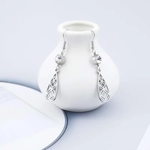 Vista 3 de NC Sobriety Gift - Collar de narcóticos anónimos, regalo de recuperación, joyería NA, aretes con piedra natal inspiradora para mujeres, Metal, Acero