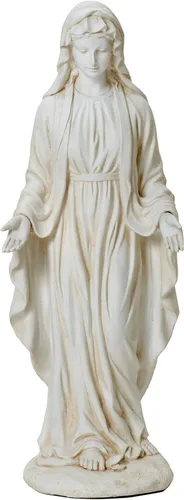 Vista 9 de LuxenHome - Estatua de Virgen María para exteriores, estatua religiosa de jardín de 30 pulgadas, estatua de la Santísima Madre al aire libre
