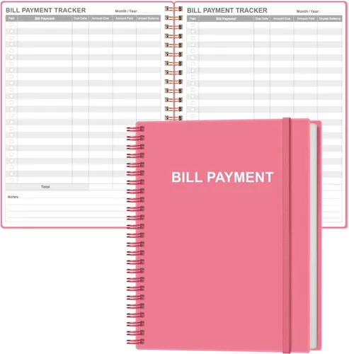 Vista 13 de Cuaderno de seguimiento de pagos de facturas, organizador mensual de facturas y planificador para presupuestos personales financieros, organizador