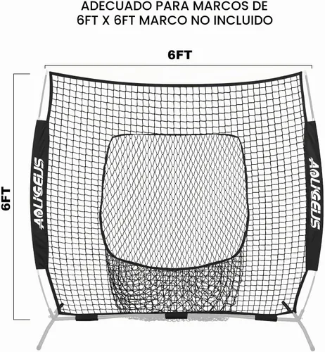 Vista 5 de 6'x6' Baseball Softball Replacement Net (NET ONLY)