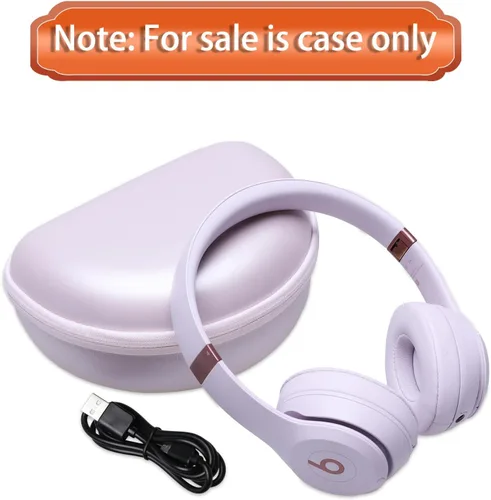 Vista 7 de Funda LTGEM compatible con auriculares Beats Solo 4 / Studio Pro/Studio 3 / Solo 3 On-Ear, negro (solo funda)