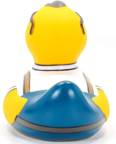 Vista 5 de Pato de goma nerd de Bud Ducks Elegante embalaje de regalo - "Geek chic!" Seguro para niños Coleccionable