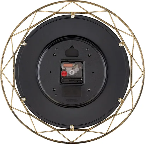 Vista 3 de Bulova Clocks C4834 Luxfer Prism - Reloj de pared inspirado en Frank Lloyd Wright (14 pulgadas)