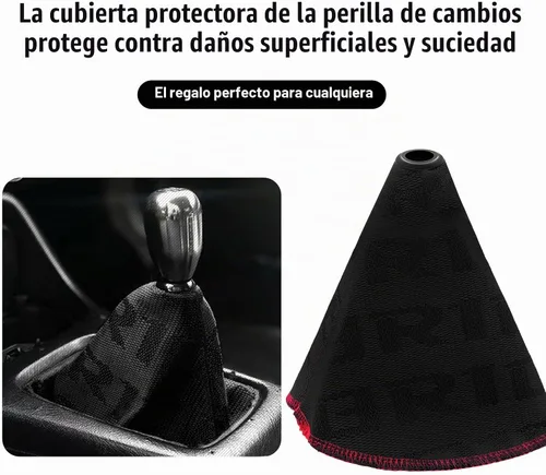 Vista 4 de Funda para Polvo de Palanca de Cambio de Coche, Funda para Botón de Cambio, Funda de Tela Hiper Fabricada para Palanca de Cambio Manual/Automática