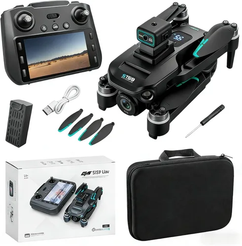 Vista 13 de ikaufen YL3 Mini Drone con doble cámara, flujo óptico flotante, zoom 50X, rollo de acrobacias de 360°, cuadricóptero RC para niños y principiantes