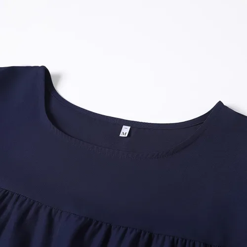 Vista 4 de FWFLYAWAY Vestidos de verano para mujer 2023, talla grande, casual, lindo, vestido tipo babydoll con volantes escalonados, estilo bohemio, vestido