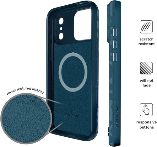Vista 106 de VELVET CAVIAR Funda para iPhone 15, compatible con MagSafe, probada contra caídas de 10 pies, fundas protectoras de diseño, leopardo color rosa