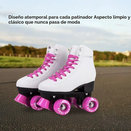 Vista 4 de Skate Gear Patines de Ruedas Retro de Diseño Cuádruple
