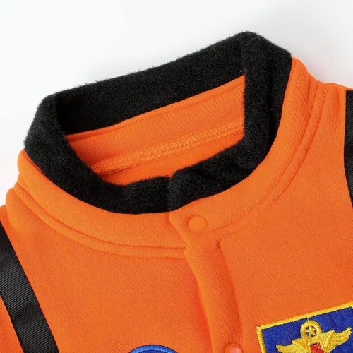 Vista 2 de COSLAND Mameluco de astronauta para bebés y niños para Halloween novedad para cosplay
