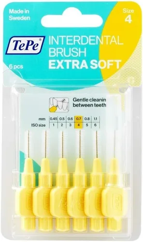 Vista 12 de Cepillos interdentales TePe Original 0.6 mm Azul 25 piezas