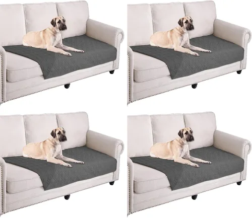 Vista 77 de Ameritex Manta Impermeable Reversible Cubierta para Cama de Perro Manta para Mascotas para Muebles Cama Sofá Sillón