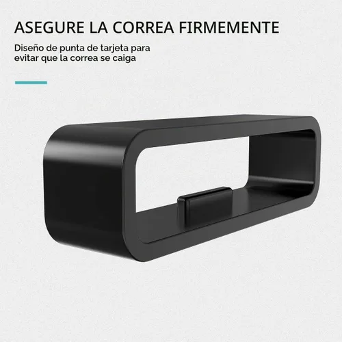 Vista 6 de Anillos de sujeción compatibles con Garmin Forerunner 935 945 955 965 970 745 35 235 255 265 Bandas de silicona Conector de seguridad Anillo
