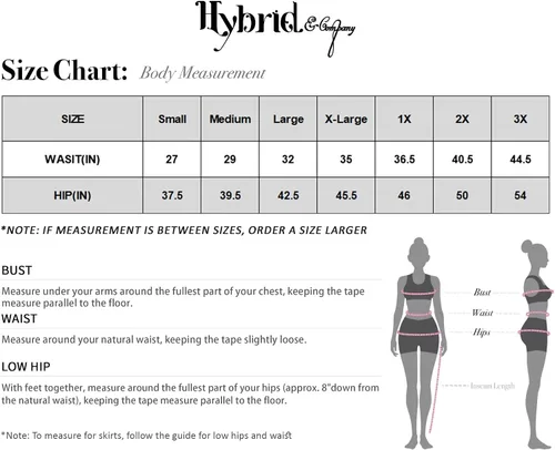 Vista 6 de Hybrid & Company Womens Super Comfy Stretch Pull On Millennium Twill Capri Pants