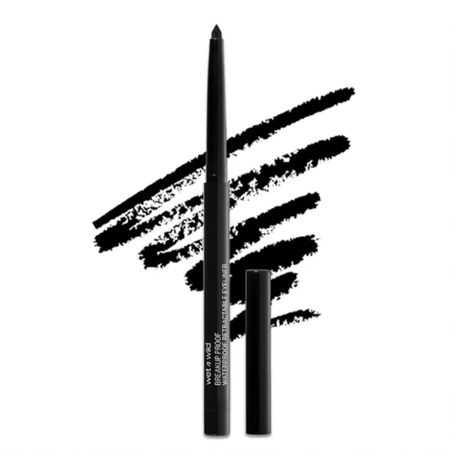 Vista 14 de Wet n Wild Mega Last - Delineador de ojos retráctil a prueba de ruptura, negro, 0.008 onzas (paquete de 1)