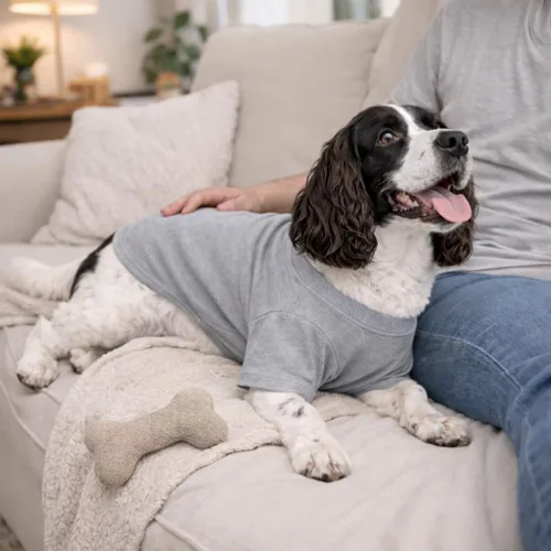 Vista 102 de Lovelonglong 2019 - Ropa para mascotas, Disfraces para Perro, Ropa Camisetas en blanco para Perros Grande Medianos Pequeños 100% Algodón 18