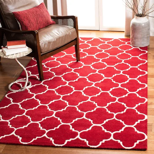 Vista 39 de SAFAVIEH Chatham Collection - Alfombra decorativa de 2 x 3 pies, color negro y marfil, lana cuadriculada enrejada hecha a mano, ideal para zonas