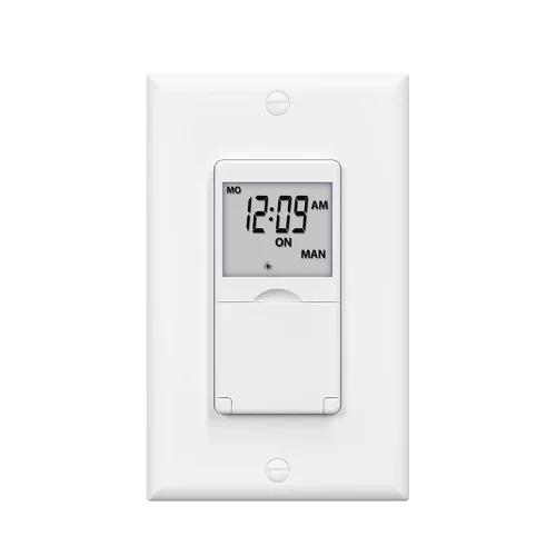Vista 9 de BN-LINK Interruptor de temporizador astronómico programable de 7 días para luces, amanecer puesta de sol programable interruptor de luz temporizador