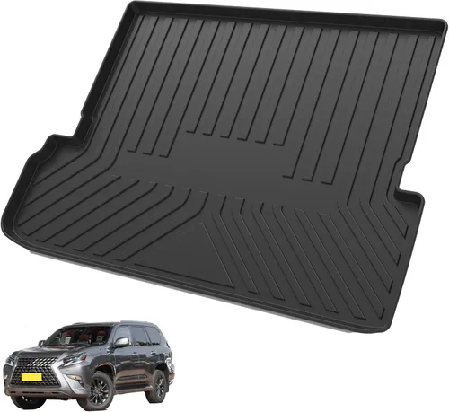 Vista 22 de Elsetyler Revestimiento de carga para viaje 2021 – TPO negro para todo tipo de clima, resistente al agua, bandeja de carga trasera, protector