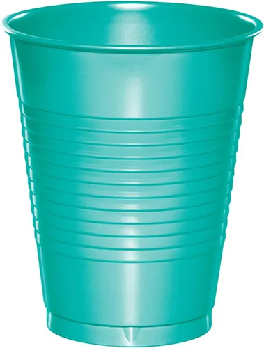 Vista 5 de Creative Converting 28304281 - 20 vasos de plástico Touch of Color, 16 onzas, rosa caramelo