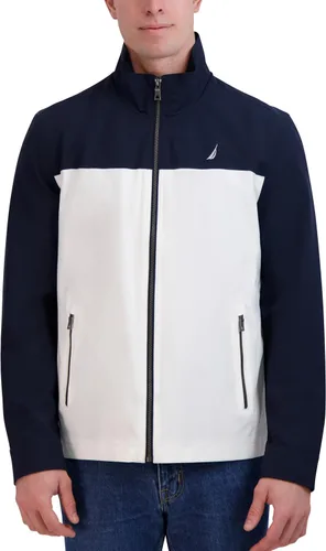 Vista 11 de Nautica - Chaqueta bomber de golf para hombre, ligera, con cremallera completa, cortavientos, atlética, para exterior Ártico Ártico