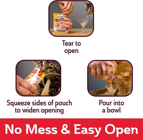 Vista 7 de Hartz Lickable - Sobres de alimento para gatos