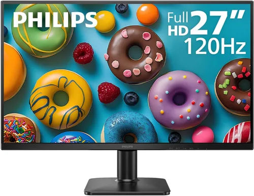 Vista 11 de Philips Monitor de computadora 22E2N1100 de 22 pulgadas, pantalla IPS Full HD 1920 x 1080, frecuencia de actualización de 120 Hz, MPRT de 1 ms