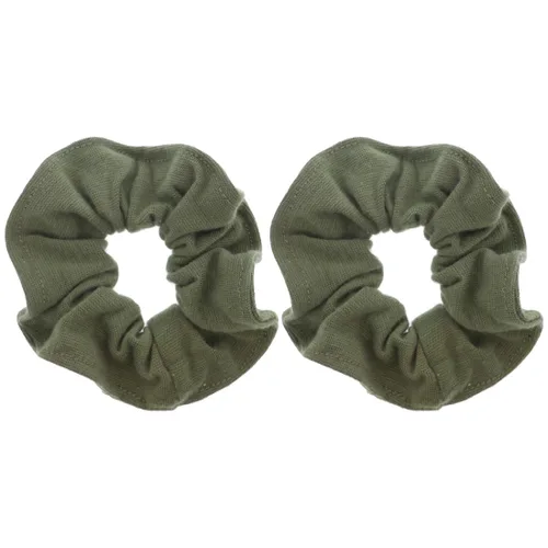 Vista 11 de Set of 2 Large Solid Scrunchies (Beige)