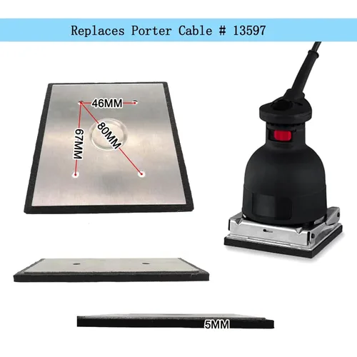 Vista 3 de Almohadilla de repuesto estándar para lijadora de cable Porter modelo 330